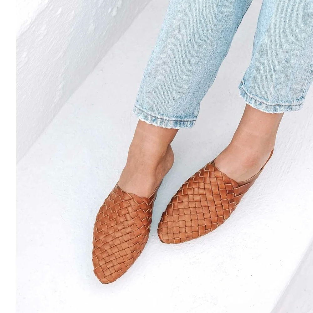 Liberte Prague Woven Leather Mule